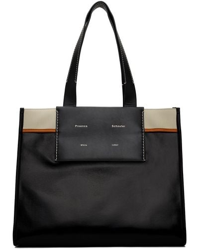 Proenza Schouler Black White Label Xl Morris Tote