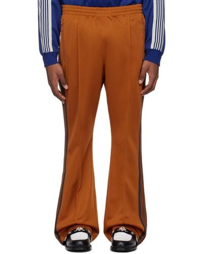 Needles Bootcut Track Trousers - Brown