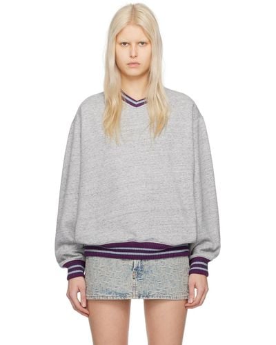Acne Studios Gray Relaxed-fit Sweatshirt