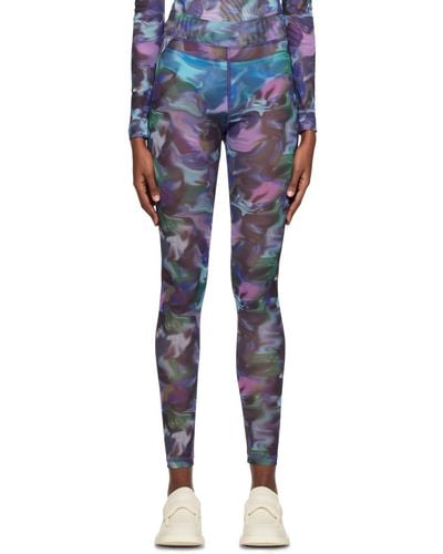 Henrik Vibskov Print leggings - Blue