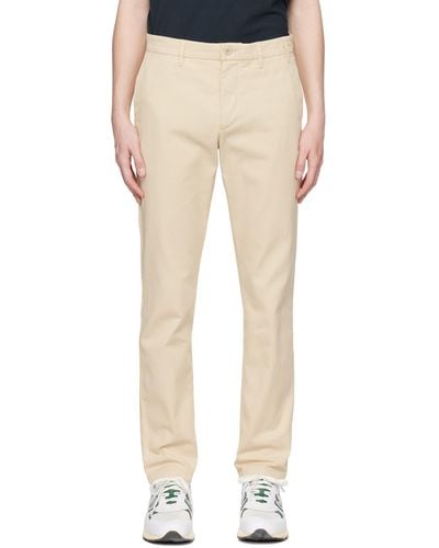 Norse Projects Beige Aros Trousers - Multicolour