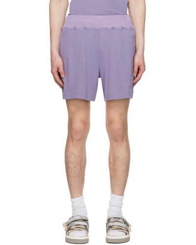 RANRA Mock-fly Shorts - Purple