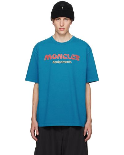 Moncler Genius Moncler X Salehe Bembury Blue Printed T-shirt