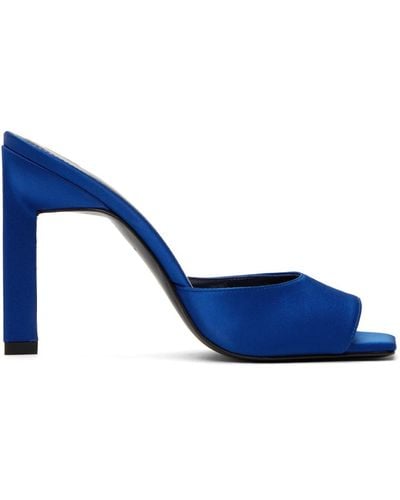 The Attico Kaia Heeled Sandals - Blue