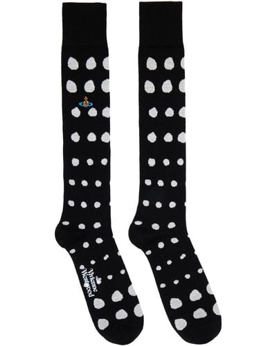 Vivienne Westwood Dots Socks - Black