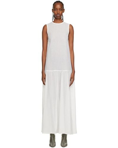 Sir. The Label White Pascal Sleeveless Maxi Dress - Black