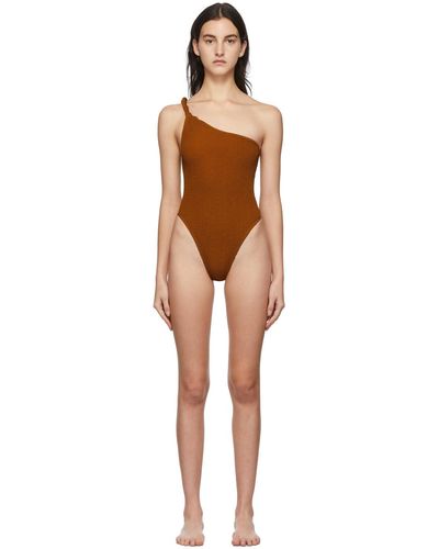 Bondeye Kate Bock Edition Oscar One-Piece Swimsuit - Brown