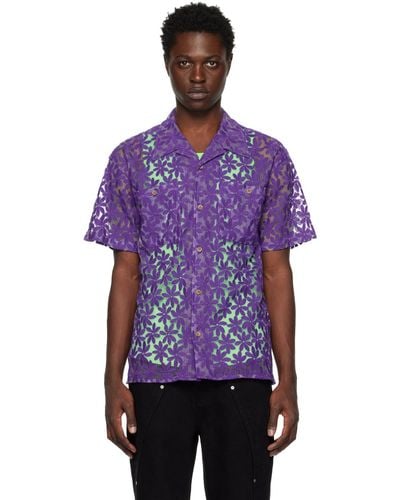 ANDERSSON BELL Flower Shirt - Purple