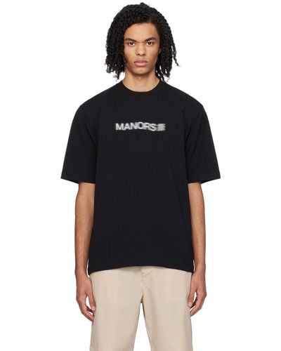 Manors Golf Focus T-Shirt - Black