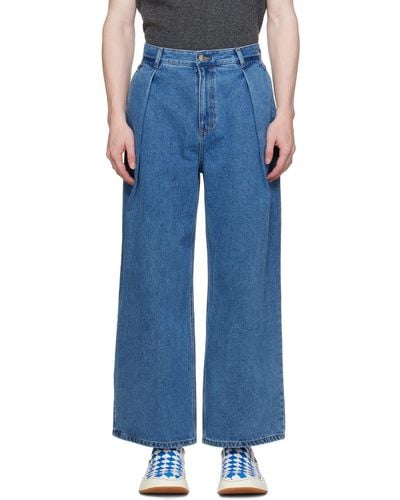 Adererror Significant Tag Jeans - Blue