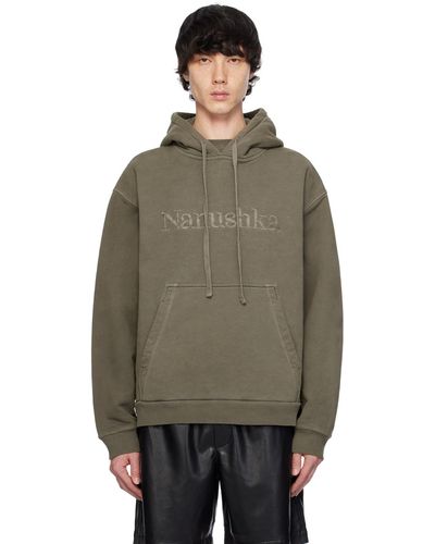 Nanushka Grey Ever Hoodie - Multicolour