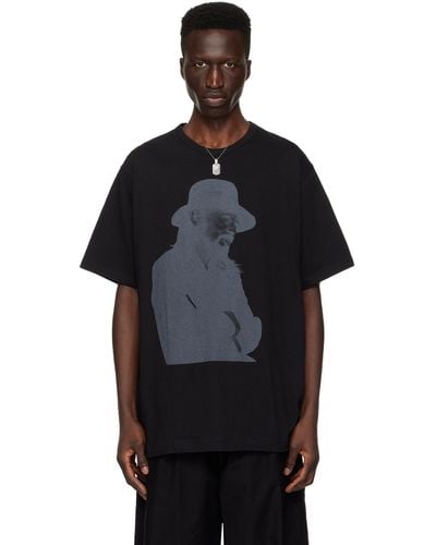 Yohji Yamamoto Black Print T-shirt