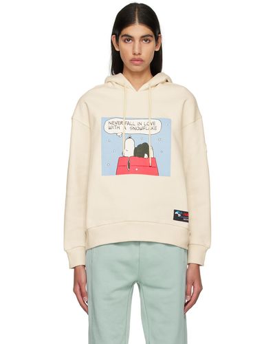 Moncler White Peanuts Hoodie - Multicolor