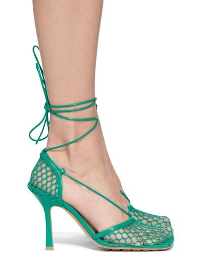 Bottega Veneta Stretch Web Heels - Multicolour