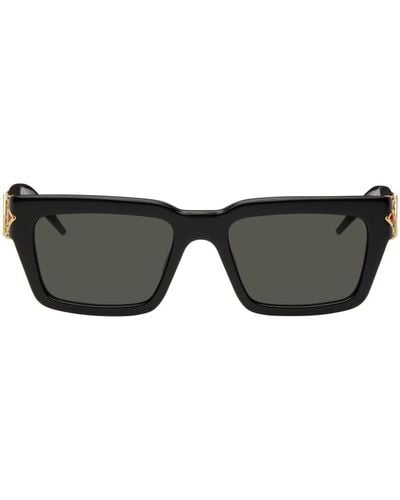 Casablancabrand Monogram Plaque Sunglasses - Black