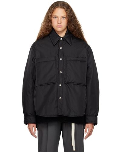 Song For The Mute Cocoon Jacket - Black