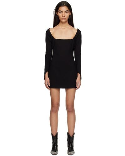 Khaite 'the Tate' Mini Dress - Black