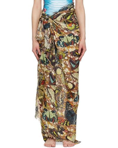 Jean Paul Gaultier Graphic Cover Up - Multicolor