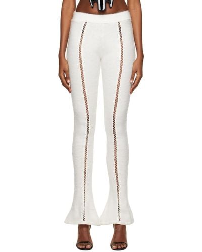 DIDU Flarry Trousers - White