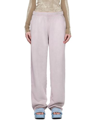 T By Alexander Wang High-Rise Lounge Trousers - Pink