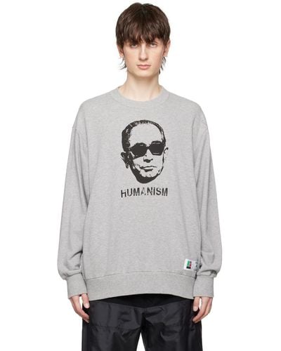 Undercover Gray Printed Sweatshirt