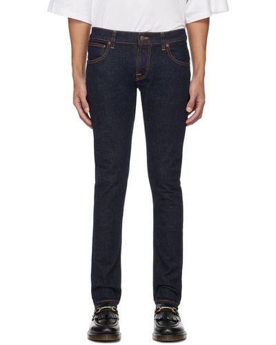 Nudie Jeans Indigo Tight Terry Jeans - Blue