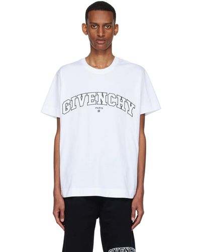 Givenchy University Embroidered Logo T-shirt - White