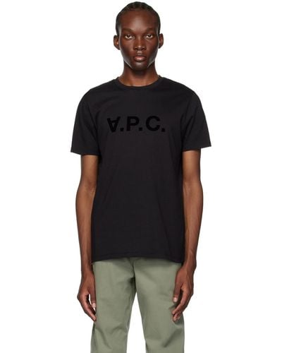 A.P.C. . Black Vpc T-shirt