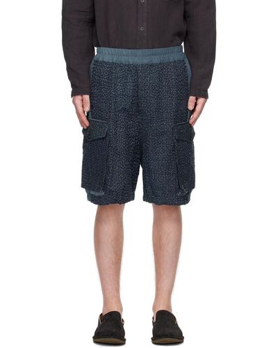 By Walid Stitched Shorts - Black
