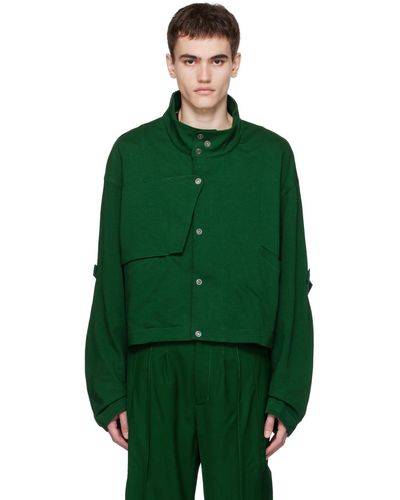 Kiko Kostadinov Green Meno Jacket