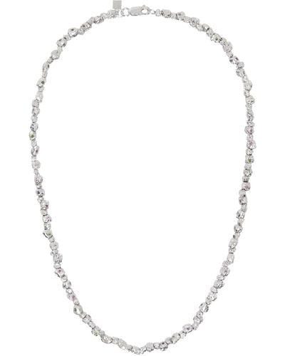 Veneda Carter Ssense Exclusive Vc025 Signature Gem Stone Necklace - White