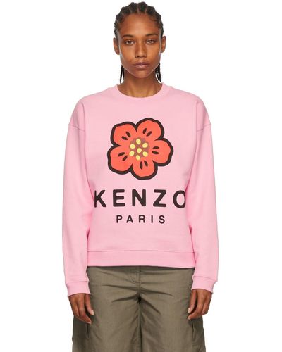 KENZO Pink Paris Boke Flower Sweatshirt