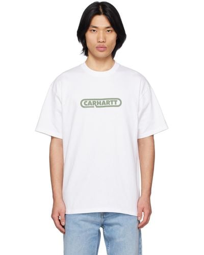 Carhartt ホワイト Fuse Script Tシャツ