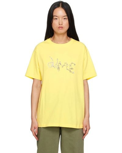 Dime Tangle T-shirt - Yellow
