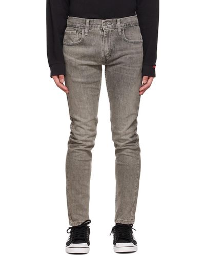 Levi's Gray 512 Slim Taper Jeans - Black