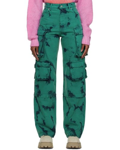 MSGM Ssense Exclusive Jeans - Green
