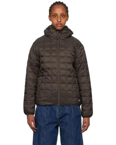 Taion Hooded Reversible Down Jacket - Black