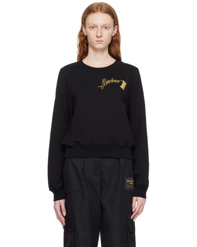 Moschino Black Sartorial Sweatshirt