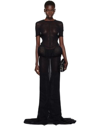 Jean Paul Gaultier Shayne Oliver Edition Maxi Dress - Black