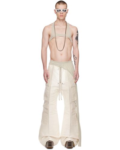 Rick Owens Débardeur banana skeletank blanc cassé - Noir