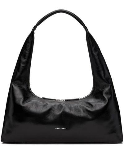 Marge Sherwood Leather Shoulder Bag - Black
