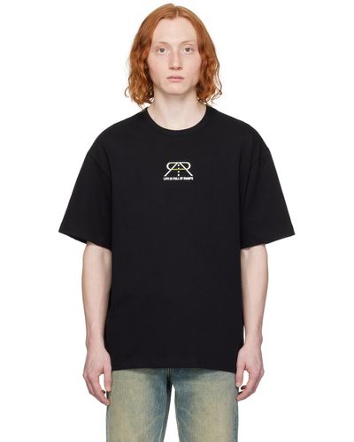 RTA T-shirt surdimensionné noir
