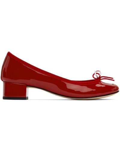 Repetto Patent Camille Heels - Red