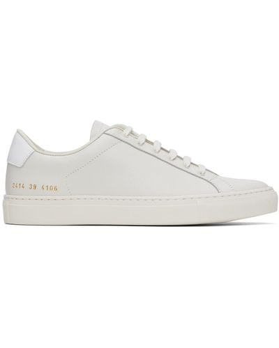Common Projects Off- Retro Bumpy Trainers - Black