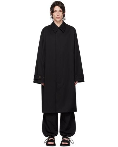 Studio Nicholson Buttoned Coat - Black