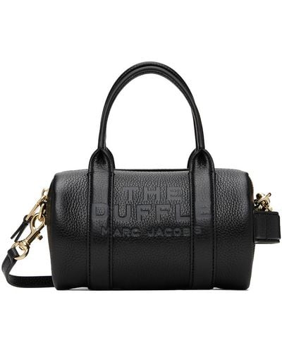 Marc Jacobs 'The Leather Mini Duffle' Bag - Black