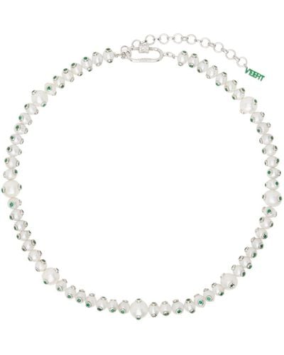 Veert 'the Polka Dot Freshwater Pearl' Necklace - Metallic