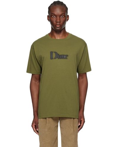 Dime Classic Blurry T-shirt - Green