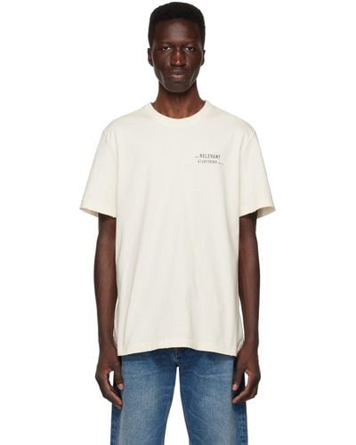 Golden Goose Off-white Distressed T-shirt - Multicolour