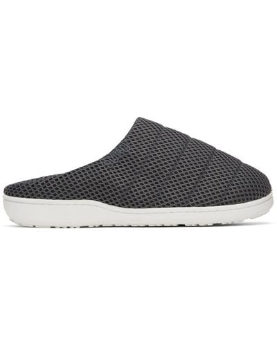 SUBU Quilted Light Slippers - Black